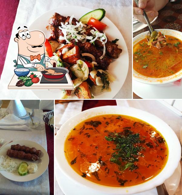 Курица с соусом карри в "Рае Ахтамар"