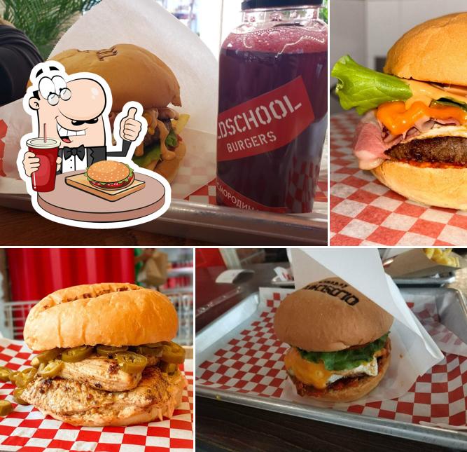 "Oldschool Burgers" предоставляет широкий выбор вариантов для любителей гамбургеров