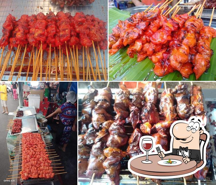 ไก่ย่างน้ำผึ้ง บ้านจีน