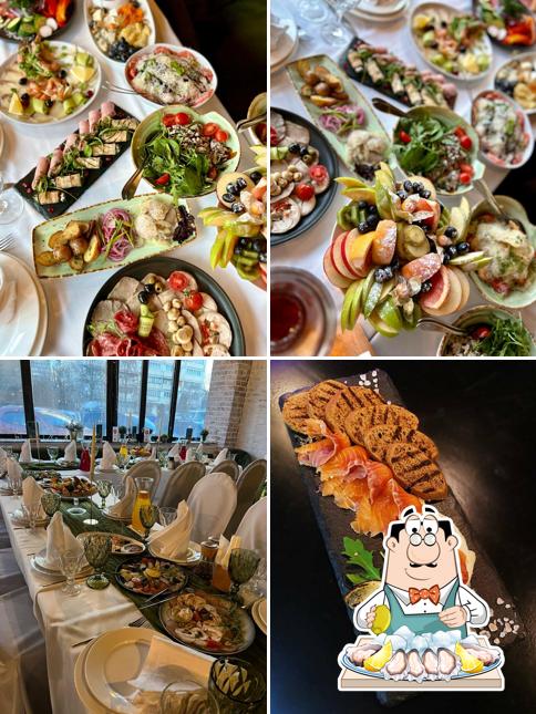 Устрицы в "Кафе ВЕЛЬВЕТ"