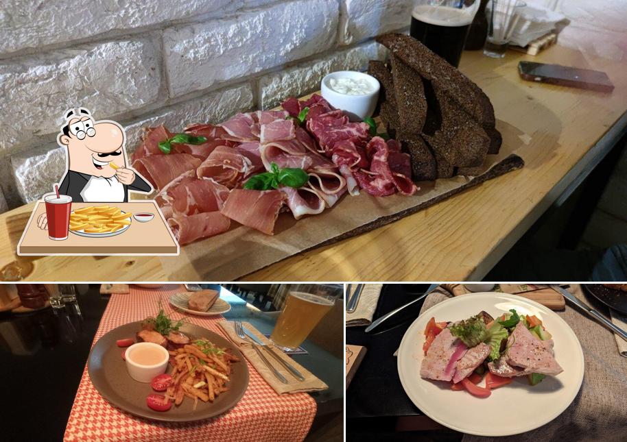 Картофель фри в "Брюггер"