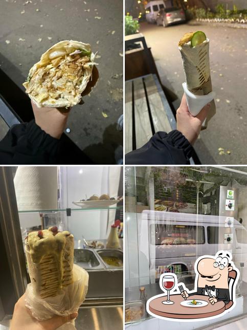 Шаурма на углях