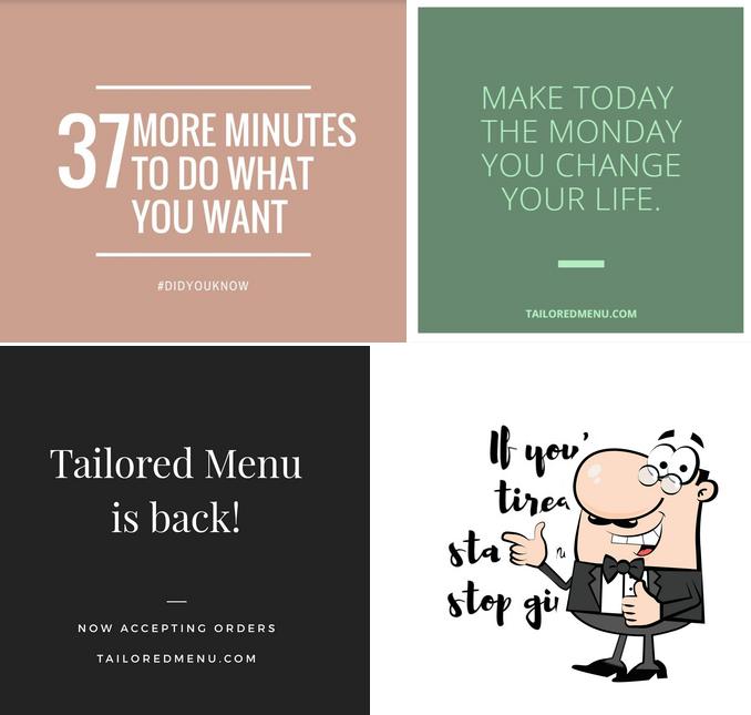 Tailored Menu
