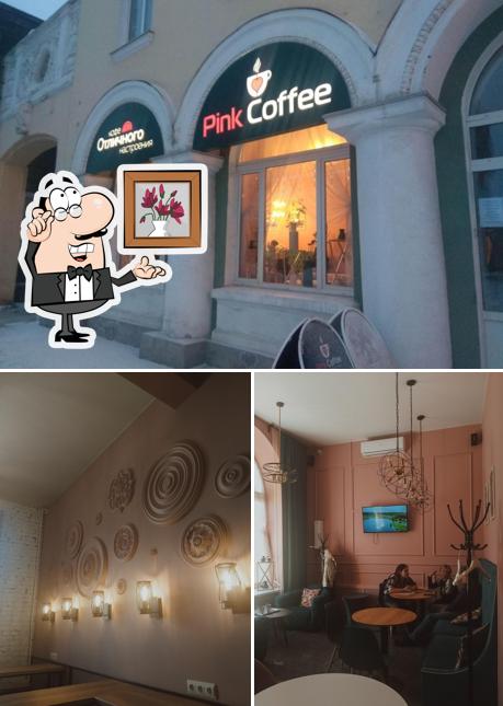 Pink coffee