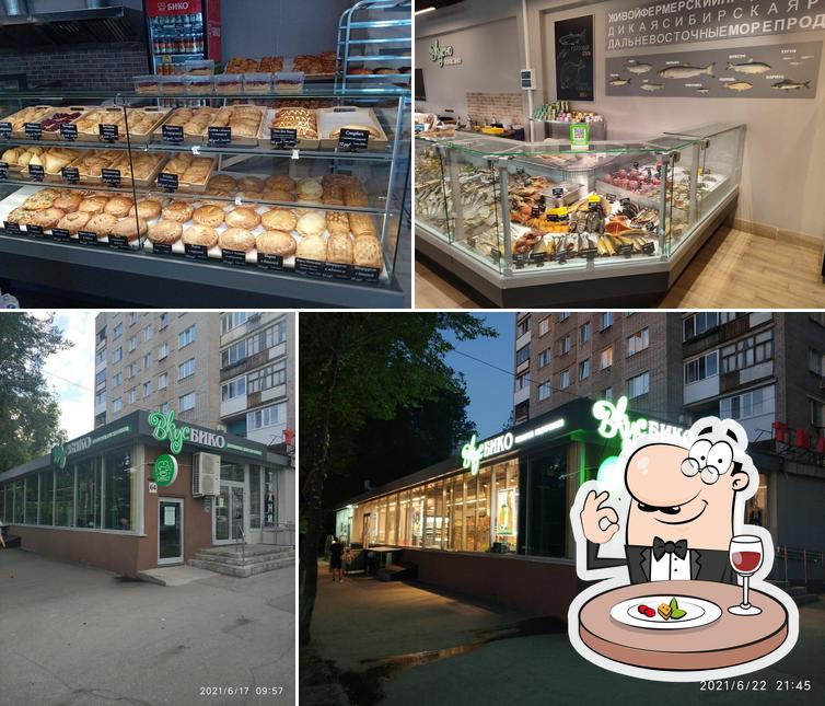 Еда и внешнее оформление в Вкус Бико