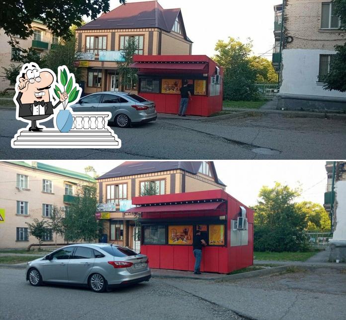 Киоск фастфудной продукции