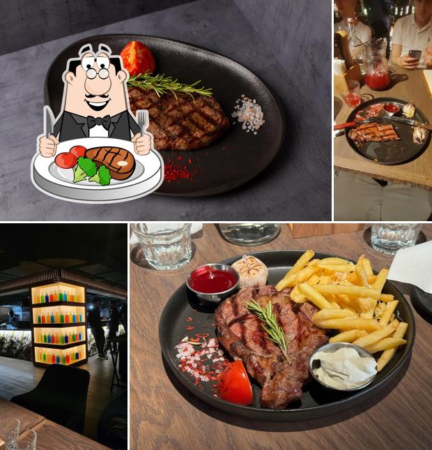 Стейк в "The Бык"