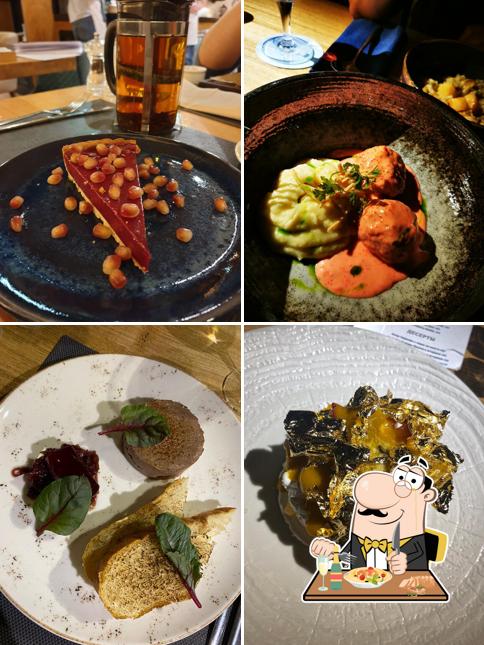 Еда в "Lambic Seafood"