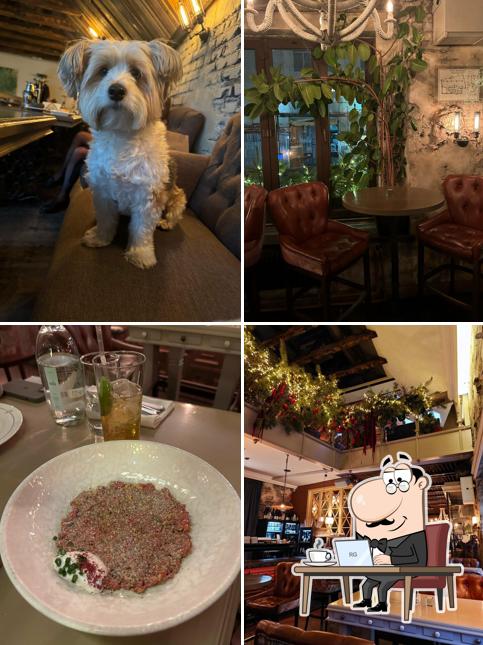 Посмотрите на внутренний интерьер "Beer & Brut"