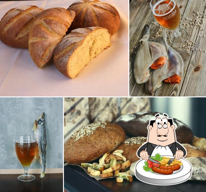 Блюда в "ЗАГОРСКОЙ СОЛОДОВАРНЕ"