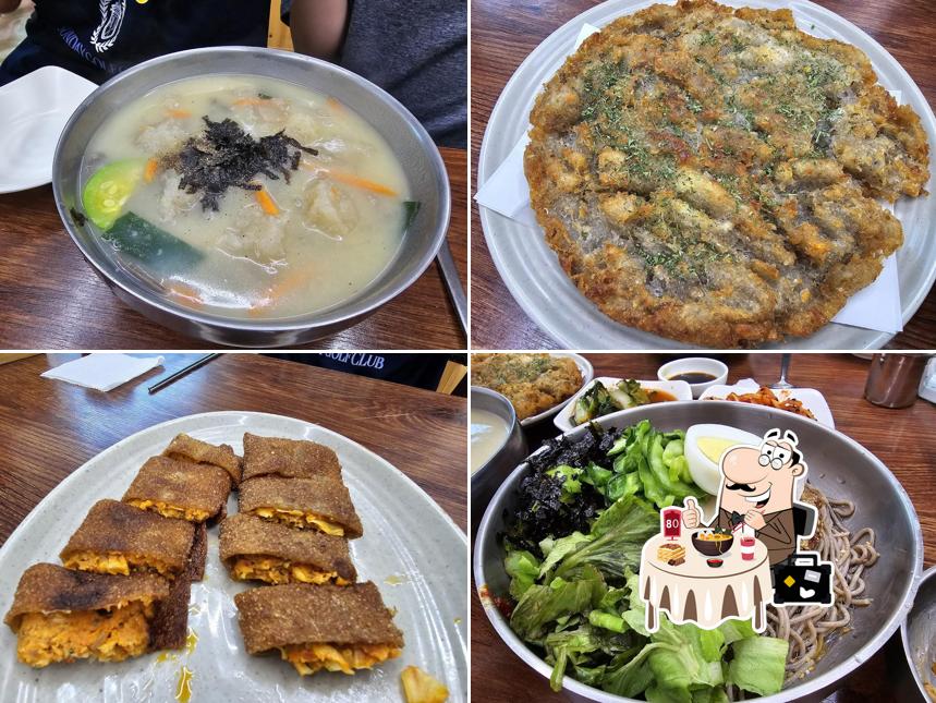 고석정 나들이 감자옹심이와 막국수