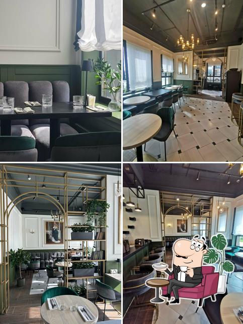 Посмотрите на внутренний интерьер "Рестобар "Гоголь" в Минск-Мире"