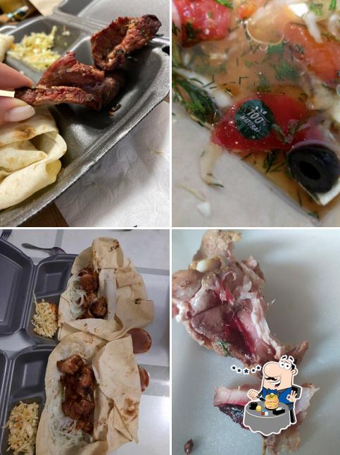 Еда в "Кафе Шашлычном Рае"