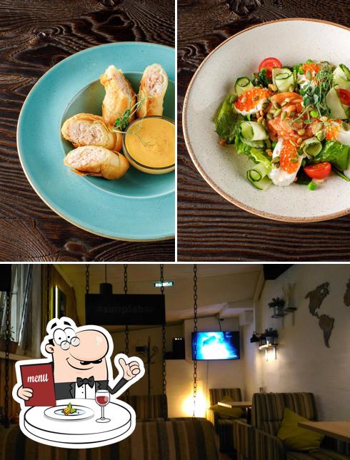 Еда в "Simple Bar"