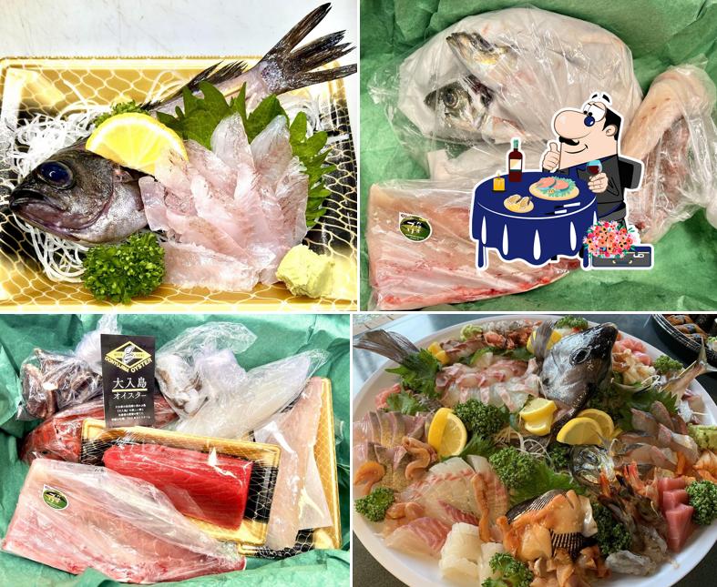 Round Rong seafood shop hell steamed food takeaway shop