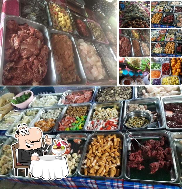 ลุงสิทธิ์หมูกะทะปิ้งย่างทะเลเผาสาขาเดียวในลานสัก