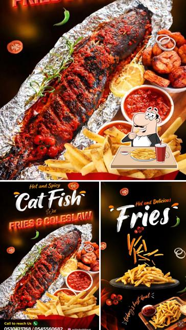 Grilled With Heat-Catfish & Grilled chicken