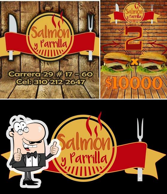 Salmón y parrilla