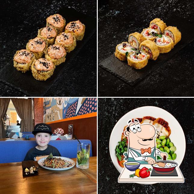 Паэлья в "Vnori. Роллы и пицца"