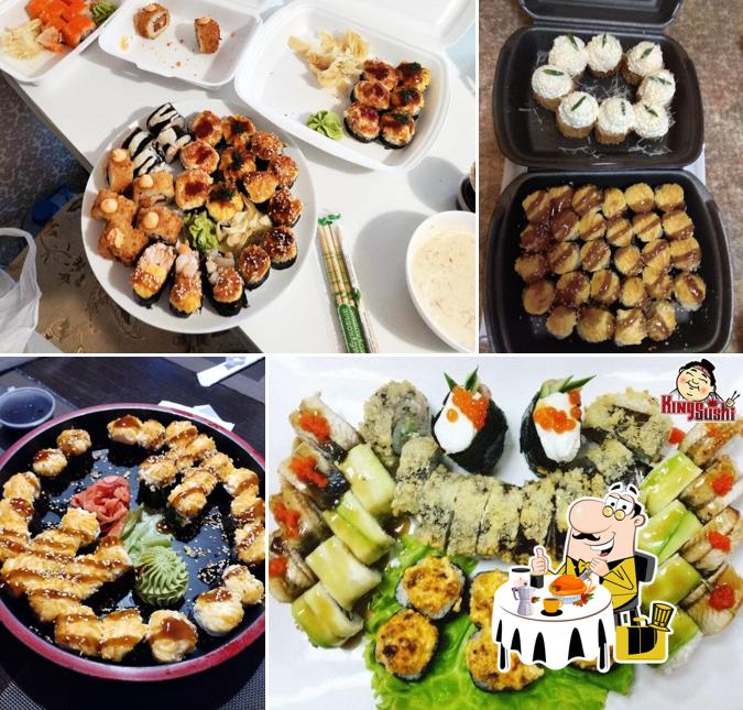 Еда в "Суши-Баре Kingsushi"