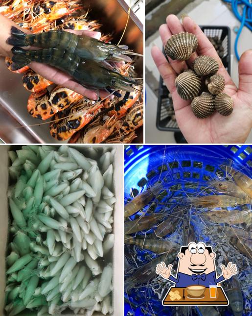 มากินกุ้ง (Ma Kin Koong) - กุ้งเป็น กุ้งเผา อาหารทะเลสระบุรี (ขายปลีก-ส่ง)