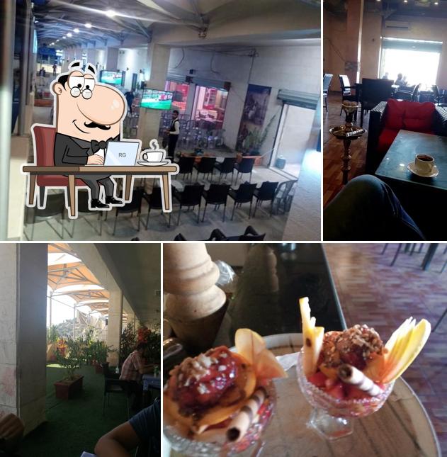 A restaurant and a coffee shop Massa tourism