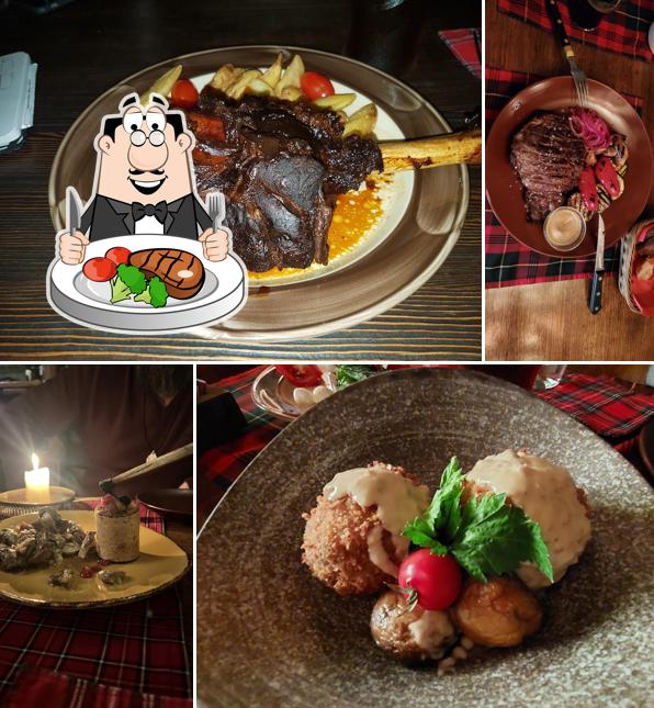 Стейк в "Маке Хайландер"