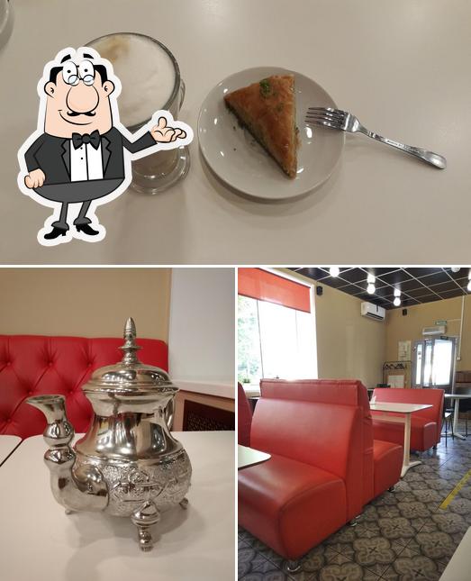 Внутреннее оформление и напитки в Мускус