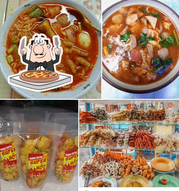 Seblak dan Tempura Mbak Lia, Baki