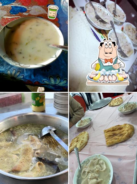 صبحانه و آش دوغ و سیرابی مقدم