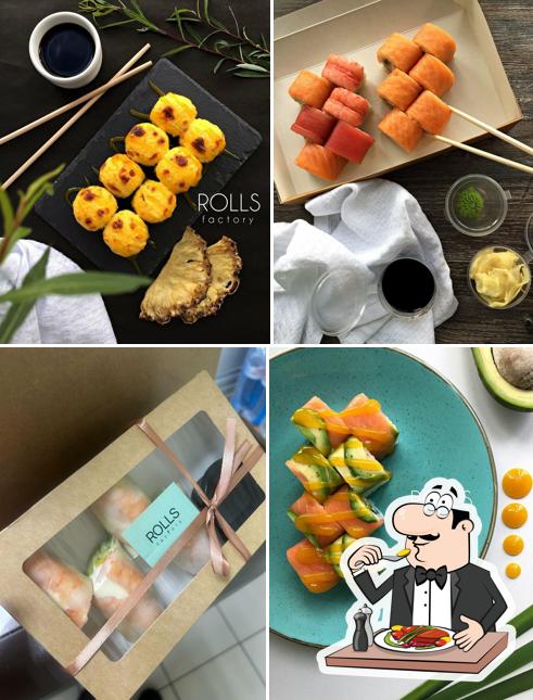 Блюда в "Rolls factory"
