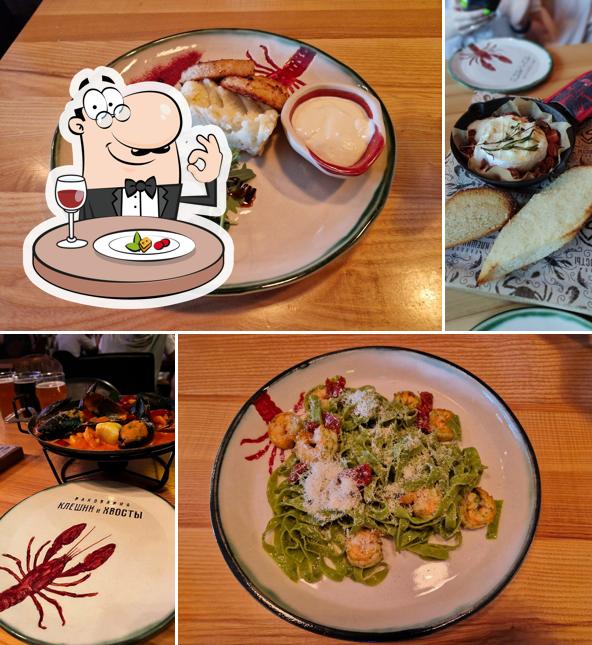 Блюда в "раковарне Клешни и Хвосты"