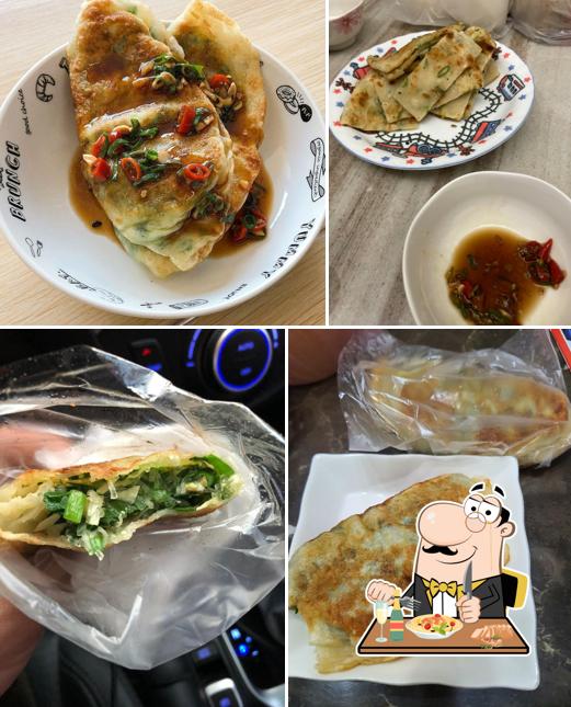 霞記 蔥油餅韭菜盒子