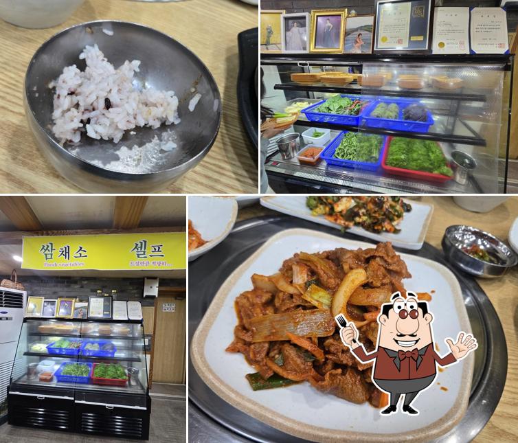 싸리골 우렁쌈밥
