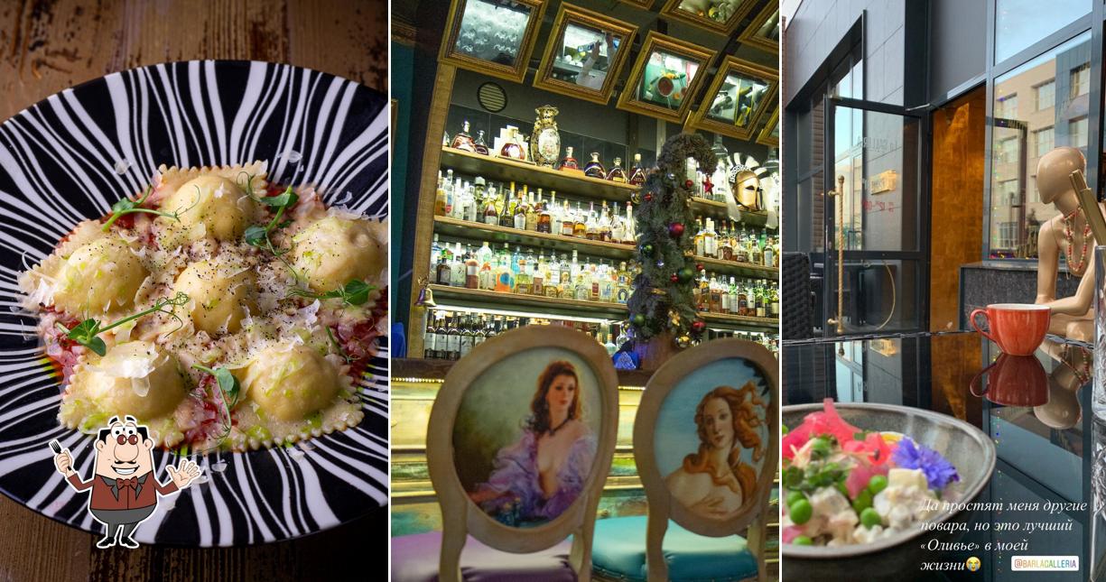 Еда в "La Galleria Bar & Kitchen"