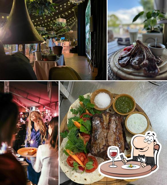 Еда в "Ресторане Soho Country Club"