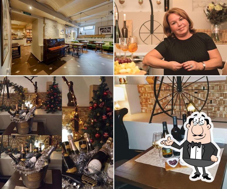 Посмотрите на внутренний интерьер "Лё Тура де Вин"