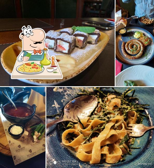 Блюда в "Хагене на Блонье"