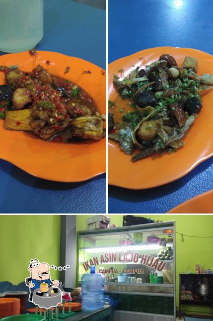 Green chili salted fish