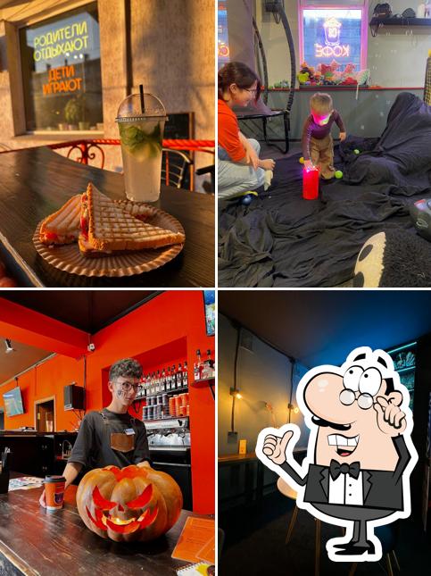 В Кидрумус есть внутреннее оформление, напитки и многое другое