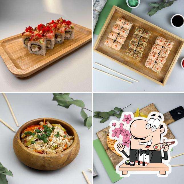 Отведайте различные виды суши