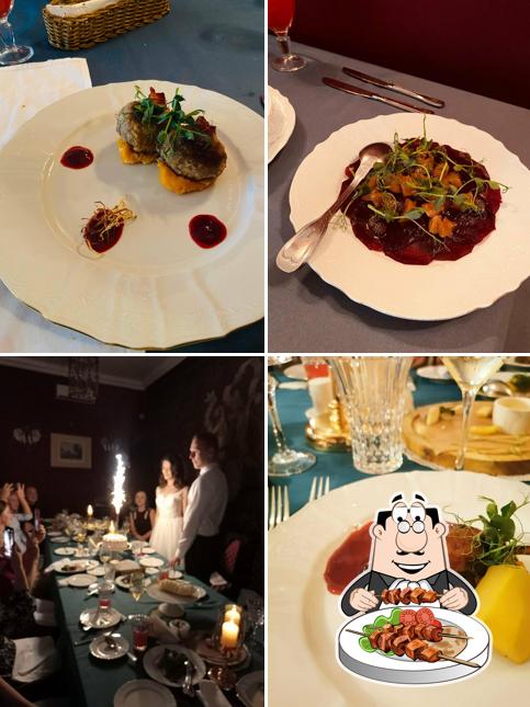 Еда в "Литературном кафе"