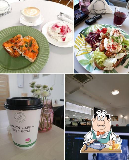 Лосось гриль в "Camon"