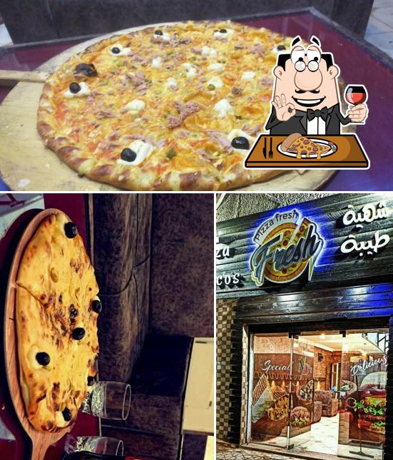 Fresh pizza