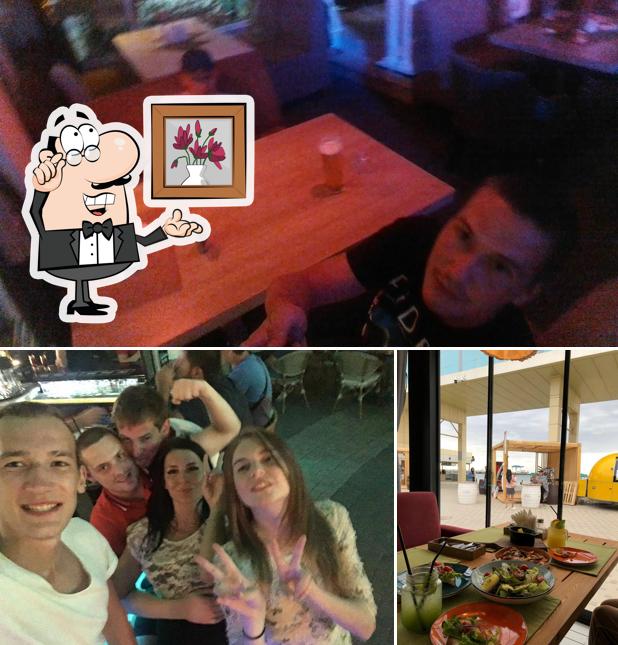 Посмотрите на внутренний интерьер "Ласкового Берега 1"