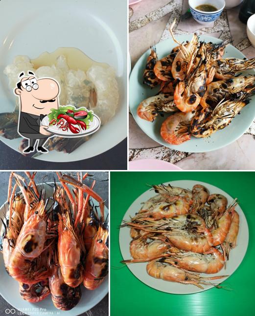 ร้านอาหารกุ้งเผาสองพี่น้อง