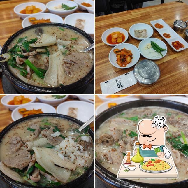 명일사골순대국