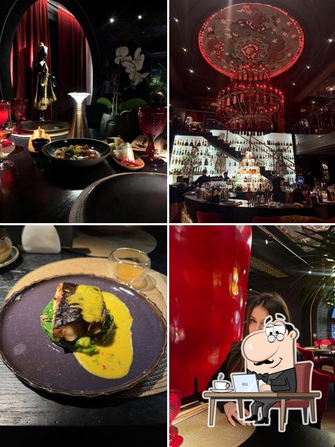 Посмотрите на внутренний интерьер "Black Thai"