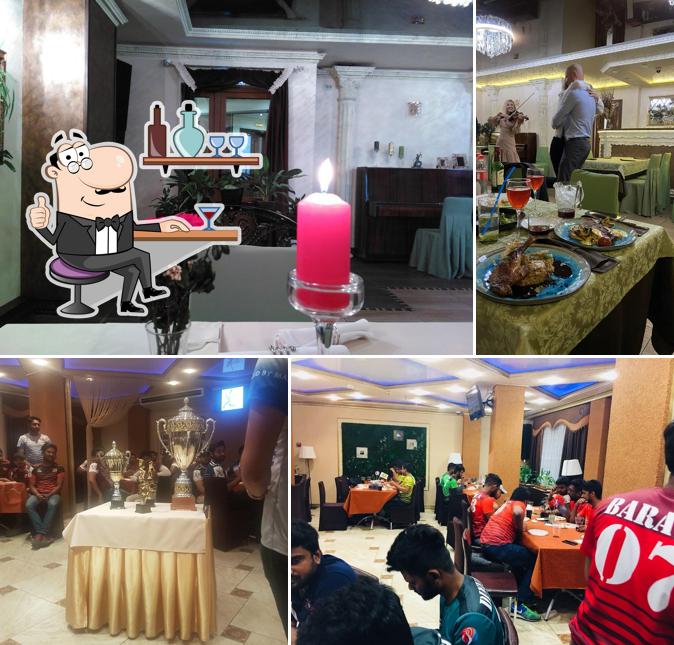 Посмотрите на внутренний интерьер "Ривьеры"