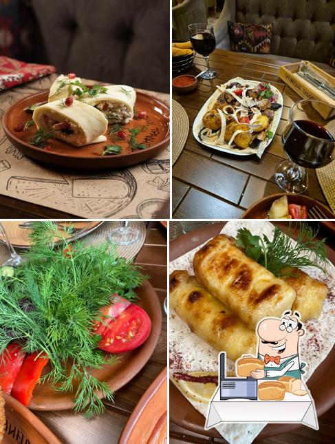 Чесночный хлеб в "Грузинские Традиции"